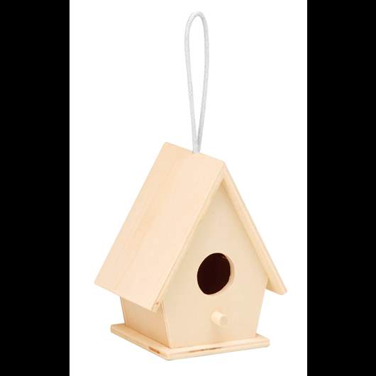 Bird house pointed 10x7,5x12,5cm